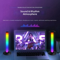 Barras de Luz LED RGB (Paquete de 2), Lámpara Ambiental para Escritorio de Juegos, Sincronización con Música, Control Remoto por Aplicación, para Decoración de Habitaciones de Gamers de PC