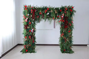 M642 boda evento Fiesta realista flor pared telones de fondo hecho a mano <span class=keywords><strong>Natal</strong></span> 5D Navidad arreglos florales centro de mesa decoraciones - Product Image 5