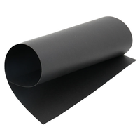 10 feuilles 0.5mm 1mm 2mm A4 carton papier panneaux de support carton noir carton boîte d'emballage carton papier