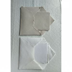 ซองบัตรขอบสองด้านแบบสั่งทำซองสีดินเหนียวสีขาวสำหรับเครื่องเขียนงานแต่งงานกรอบรูปงานฝีมือ - Product Image 1