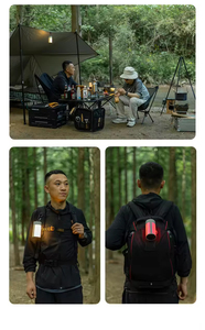 Lámparas de Camping, Linterna LED Recargable, Resistente al Agua, Portátil, para Cortes de Energía, Pesca, Senderismo - Product Image 5