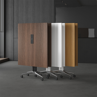 Table de conférence moderne de luxe haut de gamme E0, grande table de bureau, table d'école convertible, extensible, en bois, modulaire, pour salle de réunion