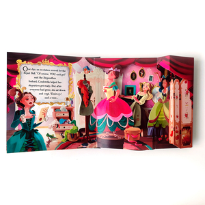 Livre pop-up sur demande Fabricant de livres de château Impression de livres pop-up d'histoire de Cendrillon personnalisée en couleur - Product Image 4