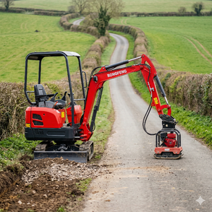 Großhandel Mini-Bagger 2t Kubota Neu <span class=keywords><strong>2</strong></span> Tonnen Mini-Bagger Raupenbagger Mikro-Bagger Ausrüstung für Landwirtschaft und Garten - Product Image 1