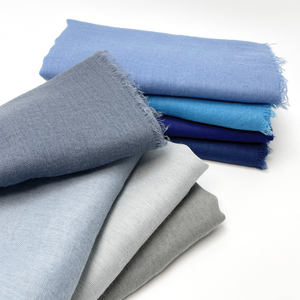 Pañuelo liso <span class=keywords><strong>de</strong></span> polialgodón para mujer malaya, ligero, mezcla <span class=keywords><strong>de</strong></span> poliéster, <span class=keywords><strong>tela</strong></span> <span class=keywords><strong>de</strong></span> velo completo, chal étnico con tonalidades azul marino - Product Image 3