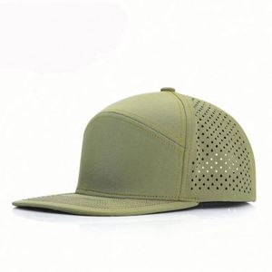 Gorra de Béisbol Deportiva de Alta Calidad para Exteriores, Impermeable, con Cierre a Presión, con Orificios Cortados con Láser, de 7 Paneles - Product Image 6