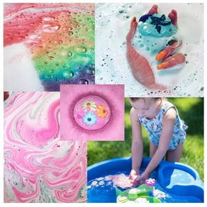 Carino di Cocco di Lavanda Aromaterapia A Forma di Cuore Popfizz bagno Frizzante Fizz Bombe Anelli Doccia Sapone Da Bagno Fizzies Palle - Product Image 6