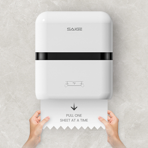 <span class=keywords><strong>Distributeur</strong></span> mural de <span class=keywords><strong>papier</strong></span> toilette géant SAIGE, nouveau design, coupe automatique, en ABS, pour bâtiments - Product Image 3