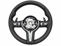 Volant en cuir pour BMW E70 E71 M3 M5 F20 F22 F23 F30 F33 E30 E87 E83 E90 E91 E92 E84 X1 E84 X5 X6 F34 E46 E60 E36 E39