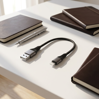 Câble de charge rapide Type-C vers Type-C 3A avec conducteur en cuivre étamé en alliage d'aluminium TPE pour iPhone, téléphone portable, ordinateur et voiture