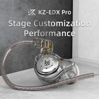 Promo Terbatas Earphone In-Ear Monitor HIFI Detachable 2 Pin Wired Earbuds EDX Pro IEM Headphones untuk Musik, Gaming, Studio
