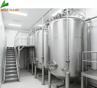 Réservoir de stockage en acier inoxydable avec agitateur mélangeur pour savon liquide, shampoing, détergent