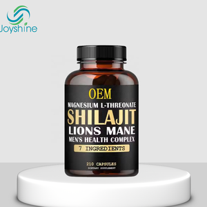 مكمل صحي للرجال من شركة تصنيع المعدات الأصلية-كبسولة شيلاجيت ، أسود ، ثريونات المغنيسيوم ومجمع عشبي (أشواغاندا ، ماكا ، جينسنغ) - Product Image 1