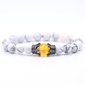 Classico perlina da 8mm per braccialetto corona re <span class=keywords><strong>e</strong></span> regina Huapo distanza coppia <span class=keywords><strong>lui</strong></span> <span class=keywords><strong>e</strong></span> la sua amicizia-palla modello - Product Image 4