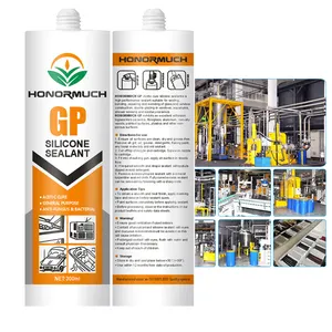 One Component Acid Silicone Sealant GP Silicone Glue for Windows Installation Acetic RTV Clear Silicone Sealant