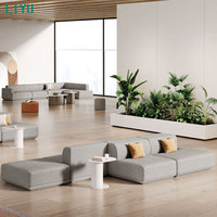 Canapé modulaire de bureau à domicile Liyu Furniture, cabine téléphonique avec prise de charge, ensemble de canapés
