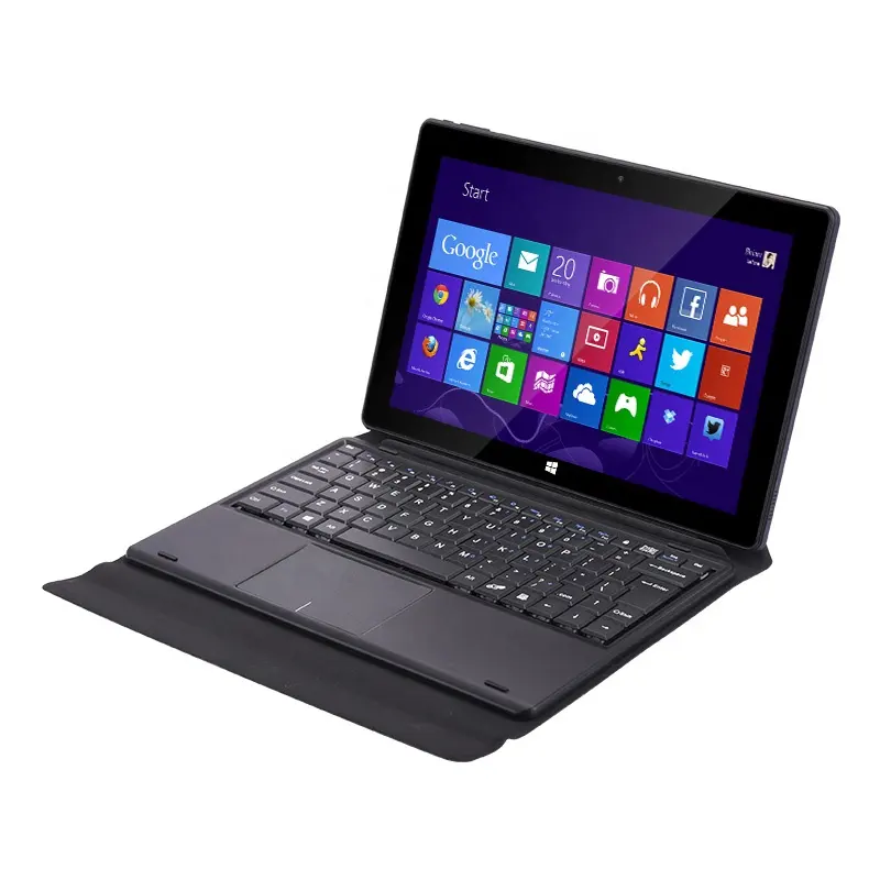 Winpad BT301 10.1 inch Touch Screen Aluminum Laptop 8GB 128GB Windows 10 Pro Tablet PC with Leather Keyboard Case