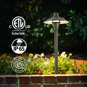 Éclairage paysager basse tension homologué ETL, lampes LED 12V pour allées, IP65, câblées, bronze, pour allées extérieures, jardins, cours - Product Image 3