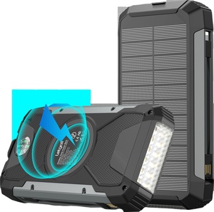 แบตเตอรี่สำรองพลังงานแสงอาทิตย์ไร้สาย 20000mAh กันน้ำ รุ่นขายดีปี 2025 พร้อมสายเคเบิลเสริม 3 เส้น และไฟฉาย LED - Product Image 5