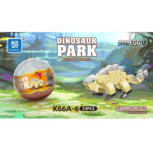 Nuevo K66A 6 en 1 Montaje <span class=keywords><strong>huevo</strong></span> bloques <span class=keywords><strong>de</strong></span> construcción <span class=keywords><strong>dinosaurio</strong></span> juguetes <span class=keywords><strong>de</strong></span> plástico niños DIY modelo Anime personaje <span class=keywords><strong>sorpresa</strong></span> Mini caja serie <span class=keywords><strong>de</strong></span> regalo - Product Image 5