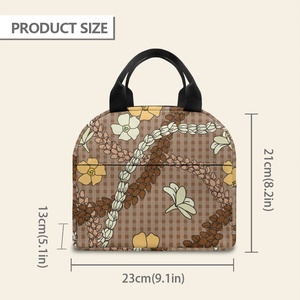 Borsa Termica Portatile di Lusso per Picnic e Campeggio, Riutilizzabile in Poliestere, Design Lei Palaka, con Cerniera - Product Image 5