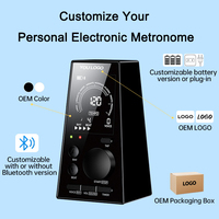 TERENCE Digital Metronome for Piano Guitar Drum All Musical Instruments LCD Display Electronic Metronome with Adjustable Speaker