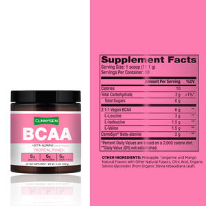Buona qualità BCAA polvere tropicale Punch integratore alimentare supporta il cervello e la funzione cognitiva aminoacidi in polvere - Product Image 2