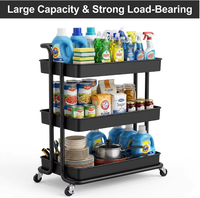 Carrito de Cocina con Ruedas y Estantes Rodantes para Comedor, Muebles de Salón Médico, Islas y Carritos de Cocina