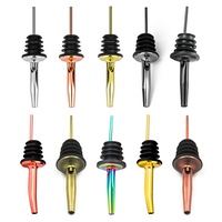 Vertedor de Vino y Licores de Acero Inoxidable 304, Color Personalizado OEM, Herramienta de Bar para Whisky y Cócteles