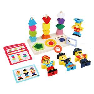 Educación temprana Smart Space Thinking Matching Training Aids Kindergarten Corner Classroom Material Colocación Material <span class=keywords><strong>de</strong></span> madera - Product Image 2