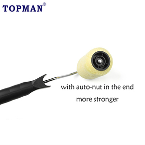 TOPMAN 4 Inch Fixed Style Polyester Shed &amp; Fence <strong>Decking</strong> Paint Roller <strong>Brush</strong> - Product Image 3