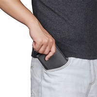 Dompet kulit kuda gila pemblokir RFID merek kustom tempat kartu lipat ganda pendek terbuka Vintage Dompet jendela 2 ID untuk pria