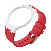 Correa de Reloj Ajustable de Biocerámica + Fluoroelastómero de Lujo para Ap y S-Watch