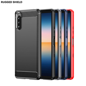 Coque de portable en TPU souple et résistant aux chocs, étui en Fiber de carbone pour <span class=keywords><strong>Sony</strong></span> Xperia 10 IV - Product Image 4