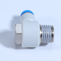Raccord pneumatique double banjo standard série Snway PH-04, corps en aluminium, composants de roulement, piston, cylindre