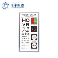 Optical Instrument LED Illuminated Vision Chart Visual Acuity Chart for Eye Exam Optical Store