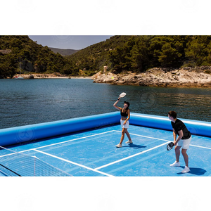 Grande plage terrain de volleyball gonflable <span class=keywords><strong>piscine</strong></span> d'eau jeux de sport terrain de volleyball gonflable <span class=keywords><strong>piscine</strong></span> parc aquatique avec <span class=keywords><strong>filet</strong></span> - Product Image 6