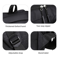 Sac d'ordinateur portable imperméable et durable en Oxford 15 pouces, sac de voyage, sac d'étudiant, sac d'école, sac pour homme, sac pour ordinateur portable d'affaires