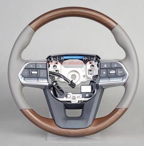 DOS พวงมาลัยรถยนต์คาร์บอนไฟเบอร์สำหรับ Lexus LX570 GX460 LM ES <span class=keywords><strong>GS</strong></span> RX Alphard Sport 2006-2017 - Product Image 6