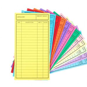 Sobres Personalizados Reutilizables para Planificar el Presupuesto, Organizador de Dinero en Efectivo, Regalos - Product Image 4