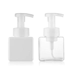 Dispensadores <span class=keywords><strong>de</strong></span> Plástico PETG Cuadrados Recargables <span class=keywords><strong>de</strong></span> 250 ml, Botellas Vacías con Bomba para Champú, Jabón Espumoso y Loción, con Tapa <span class=keywords><strong>de</strong></span> Rosca, MOQ 100 Piezas - Product Image 4