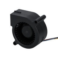 Kipas Blower Aksial DC 5025 50x50x25mm 12v Brushless Ball Bearing Tekanan Statis Tinggi Ul94v0 Pendingin Server Industri