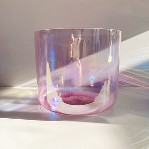 Bols de <span class=keywords><strong>cristal</strong></span> pour la sonothérapie, instruments de musique en <span class=keywords><strong>quartz</strong></span>, personnalisation de la couleur, ensemble de bols sonores en <span class=keywords><strong>cristal</strong></span> pour la thérapie sonore - Product Image 1