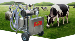 Vendita Diretta dalla Fabbrica: Pompa per Vuoto <span class=keywords><strong>a</strong></span> Palette Rotanti, Carrello per Mungitura, Macchina per Mungitura in Acciaio Inox, Mungitrice per Asini e Cammelli. - Product Image 2