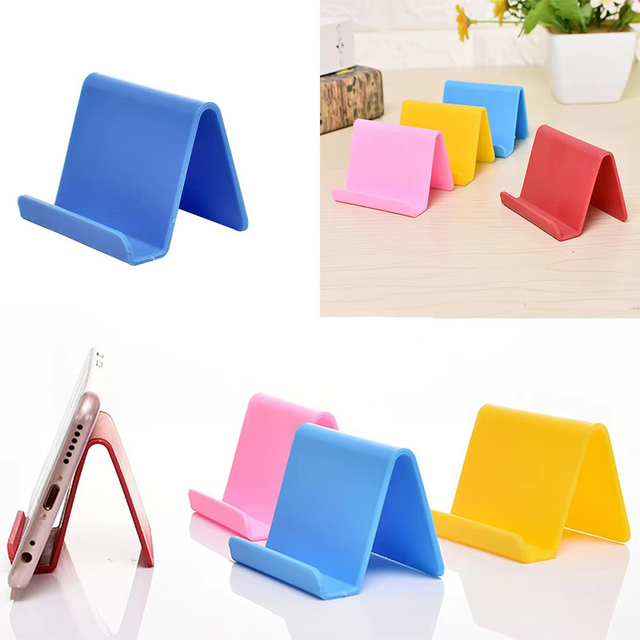 Wholesale Universal Mobile Phone Accessories Portable Mini Desktop Stand Table Phone Holder for iPhone Samsung Xiaomi Huawei