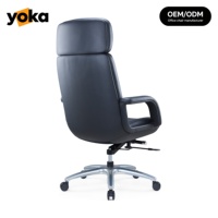Chaise de bureau ergonomique de luxe neuve en cuir, directement de l'usine, pour la maison et le bureau, chaise pivotante réglable pour le travail sédentaire