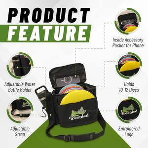 Échantillon gratuit Nouveau design de sac de disc-golf avec poches multiples de grande capacité Sac à dos étanche et durable pour l'extérieur - Product Image 5