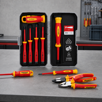 Kit d'outils de jardin robuste en acier au chrome-vanadium de haute qualité avec mallette rigide, option OEM, clés ajustables, facile à transporter