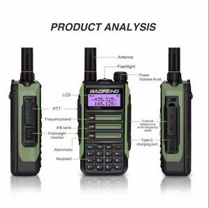 <span class=keywords><strong>BaoFeng</strong></span> UV-16 2025, el Mejor Walkie Talkie Profesional de Doble Banda, Radio Portátil, Resistente al Agua IPX7, Largo Alcance, <span class=keywords><strong>UV16</strong></span> Plus, Radio Bidireccional - Product Image 3