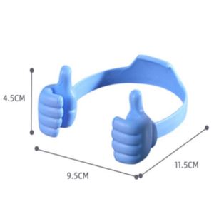 Custom Logo Screen Printed Adjustable Universal Thumbs-up <b>Stand</b> Holder Cell Phones <b>Tablets</b> Flexible Desk Desktop Cradle Travel - Product Image 3